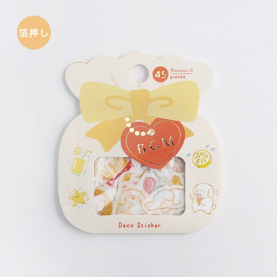 BGM Lemon Dog Flake Seal — front view