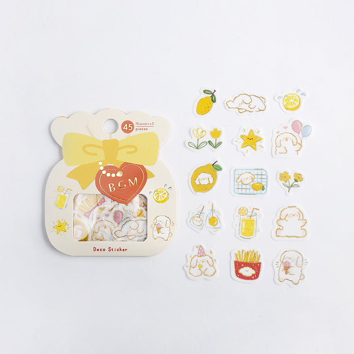 BGM Lemon Dog Flake Seal — side view