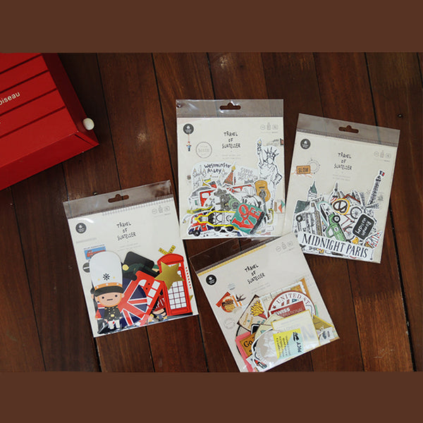 Load image into Gallery viewer, Suatelier Travel Luggage Sticker Pack - Toy Soldiers
