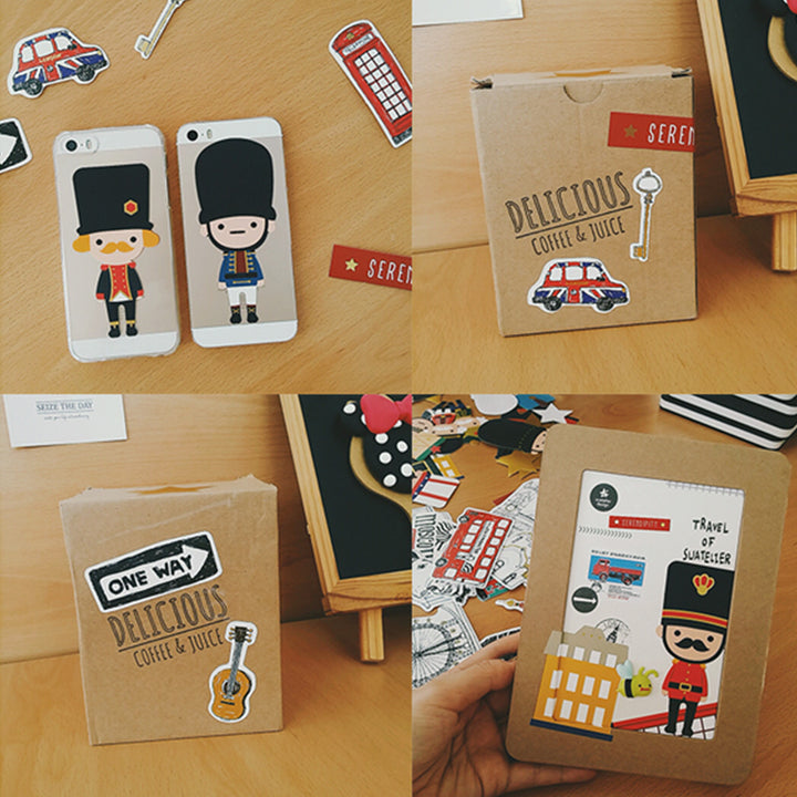 Suatelier Travel Luggage Sticker Pack - Toy Soldiers