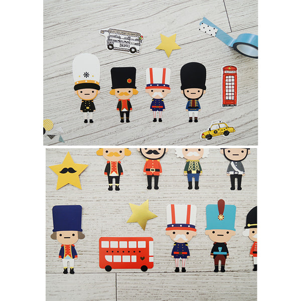 Load image into Gallery viewer, Suatelier Travel Luggage Sticker Pack - Toy Soldiers
