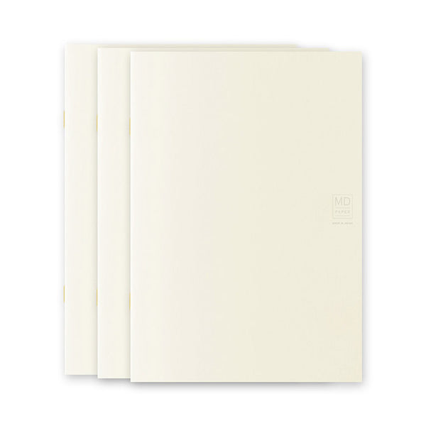 将图片加载到图库查看器，MD Notebook Light A5 - Blank (3pcs/pack), MD Paper, Notebook, md-notebook-light-a5-blank-3pcspack, Blank, Bullet Journalist, MD Paper, Midori, Cityluxe
