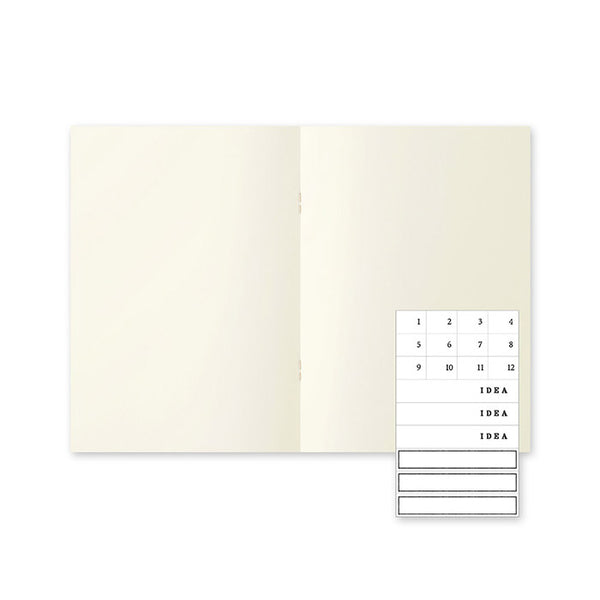 将图片加载到图库查看器，MD Notebook Light A5 - Blank (3pcs/pack), MD Paper, Notebook, md-notebook-light-a5-blank-3pcspack, Blank, Bullet Journalist, MD Paper, Midori, Cityluxe
