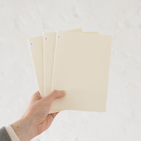 MD Notebook Light A5 - Lined (3pcs/pack) — pocket detail