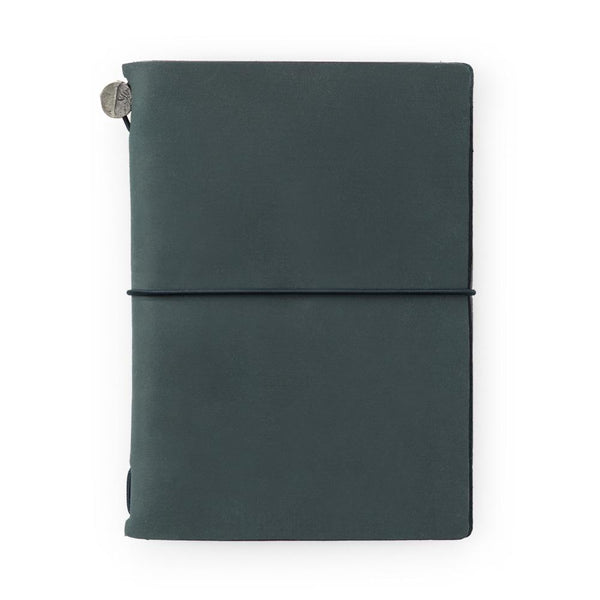 TRAVELER'S notebook Starter Kit (Passport Size) - Blue — front view