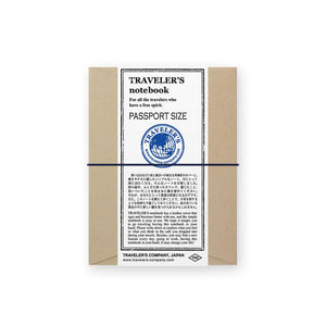 Traveler's Notebook Starter Kit (Passport Size) - Blue, Traveler's Company, Notebook, travelers-notebook-starter-kit-passport-size-blue, Blank, Blue, Bullet Journalist, For Travellers, traveler, Cityluxe