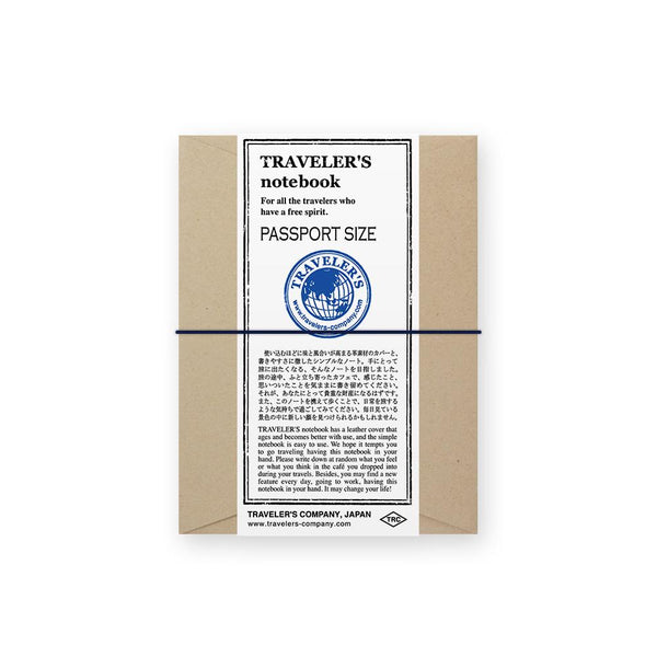 Load image into Gallery viewer, Traveler&#39;s Notebook Starter Kit (Passport Size) - Blue, Traveler&#39;s Company, Notebook, travelers-notebook-starter-kit-passport-size-blue, Blank, Blue, Bullet Journalist, For Travellers, traveler, Cityluxe
