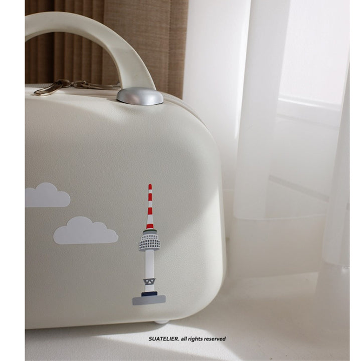 Suatelier Travel Luggage Sticker Pack - Welcome To Korea — flat lay