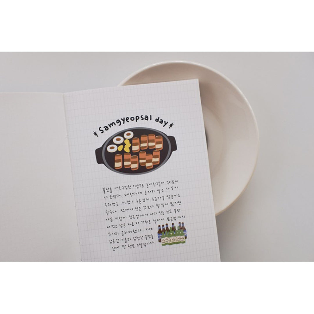 Suatelier Travel Luggage Sticker Pack - Welcome To Korea — flat lay