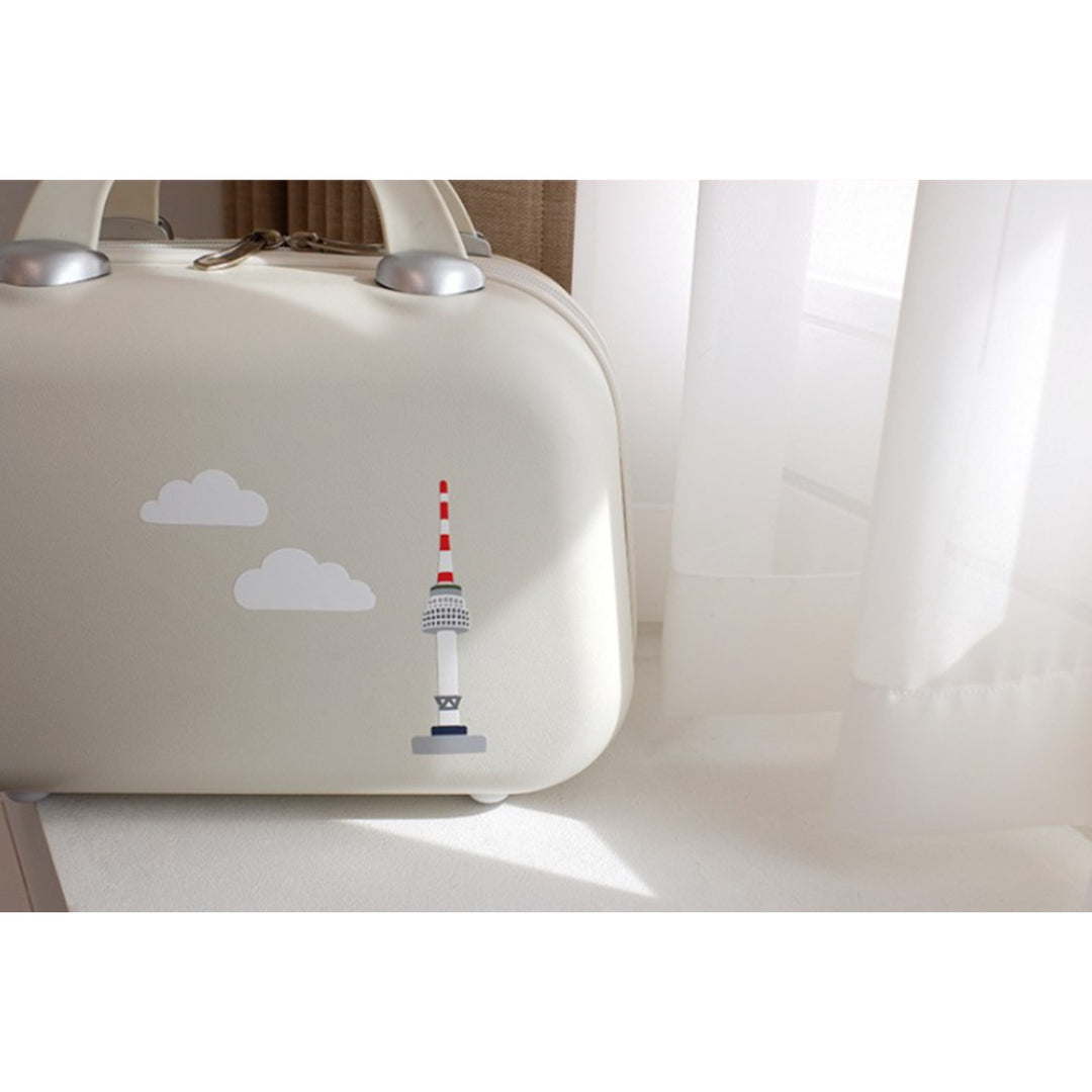 Suatelier Travel Luggage Sticker Pack - Welcome To Korea — flat lay