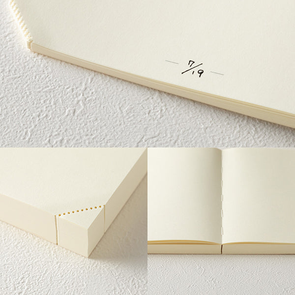 MD Notebook Journal Codex 1 Day 1 Page Blank — pocket detail