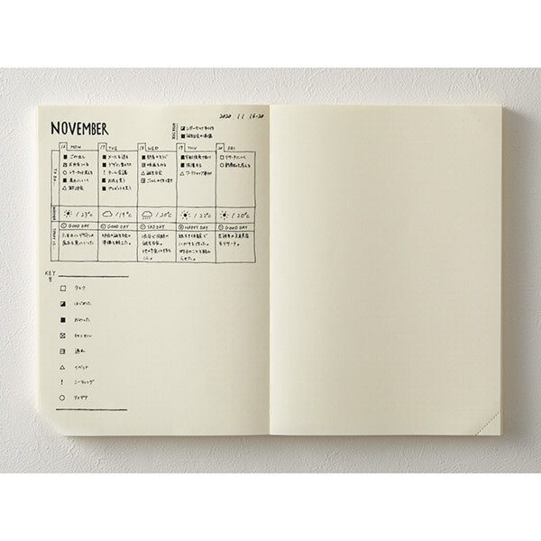 Load image into Gallery viewer, MD Notebook Journal Codex 1 Day 1 Page Dot Grid, MD Paper, Notebook, md-notebook-journal-codex-1-day-1-page-dot-grid, Dotted, md preorder, Planner 2021, Cityluxe

