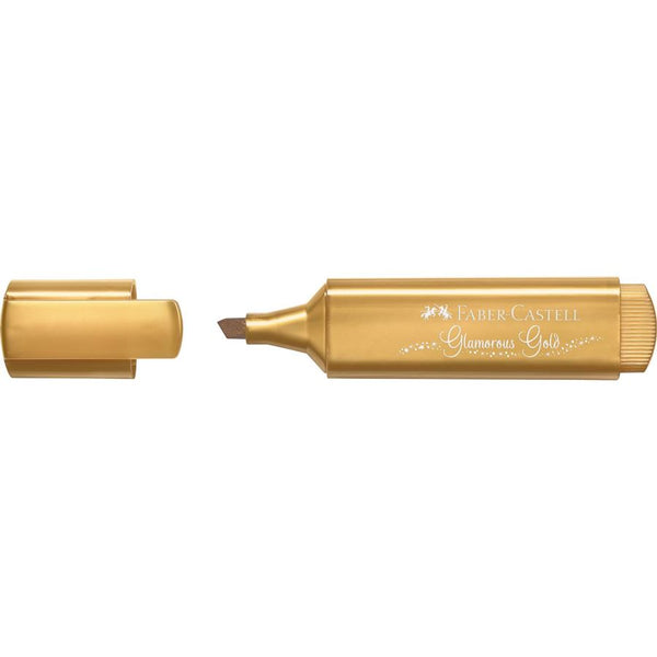 Load image into Gallery viewer, Faber-Castell Highlighter TL 46 Metallic Gold, Faber-Castell, Marker, faber-castell-highlighter-tl-46-metallic-gold, Gold, Highlighters, Cityluxe
