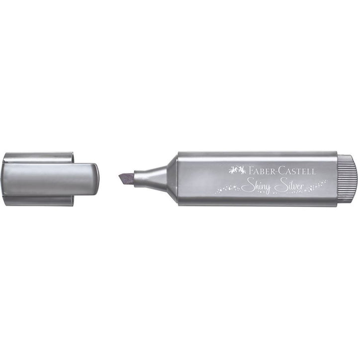 Faber-Castell Highlighter TL 46 Metallic Silver, Faber-Castell, Marker, faber-castell-highlighter-tl-46-metallic-silver, Highlighters, Silver, Cityluxe