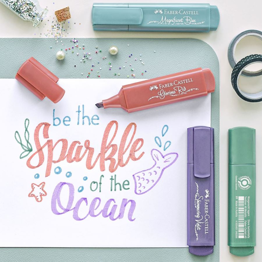 Faber-Castell Highlighter TL 46 Metallic Shimmering Violet