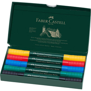 Faber-Castell Albrecht Dürer Watercolour Marker Gift Set of 5, Faber-Castell, Marker, faber-castell-albrecht-durer-watercolour-marker-gift-set-of-5, , Cityluxe