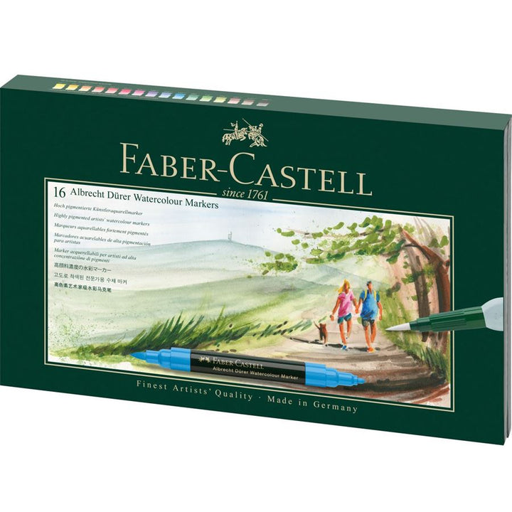 Faber-Castell Albrecht Dürer Watercolour Marker Gift Set of 16, Faber-Castell, Marker, faber-castell-albrecht-durer-watercolour-marker-gift-set-of-16, Gift Set, Cityluxe