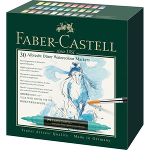 Faber-Castell Albrecht Dürer Watercolour Marker Gift Set of 30, Faber-Castell, Marker, faber-castell-albrecht-durer-watercolour-marker-gift-set-of-30, Gift Set, Cityluxe
