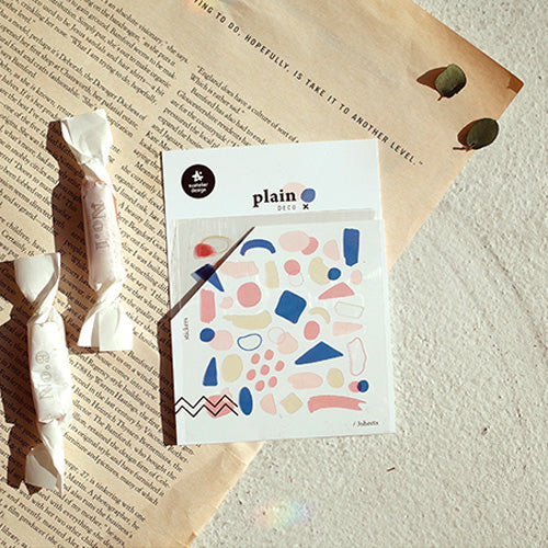 Suatelier Plain 18 Sticker, Suatelier, Sticker, suatelier-plain-18-sticker, For Crafters, Stickers, Cityluxe