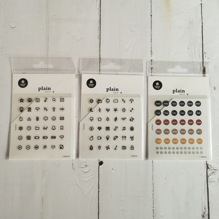 Suatelier Plain 28 Sticker — with packaging