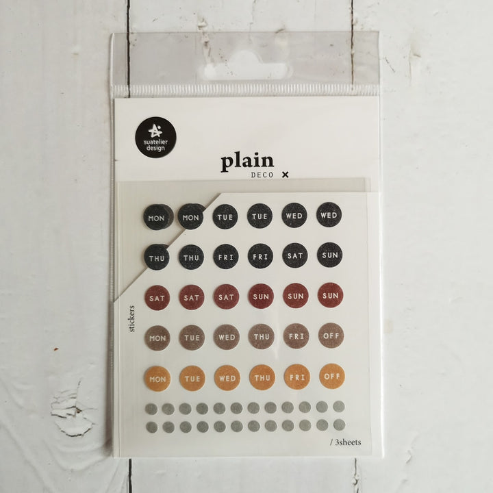 Suatelier Plain 28 Sticker — front view