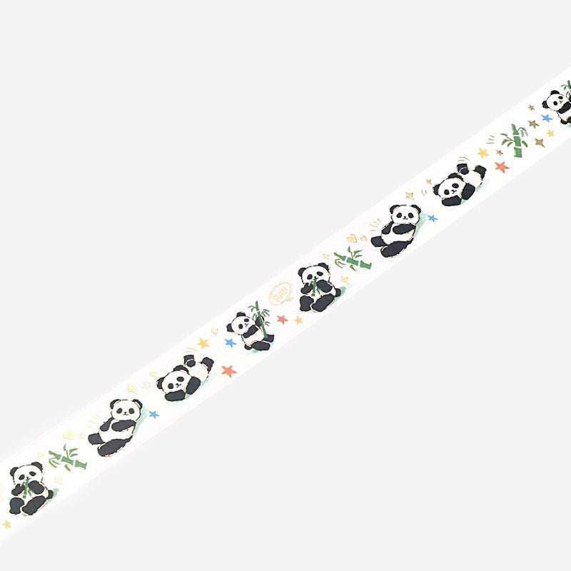 BGM Panda And Bamboo Washi Tape — applied on surface