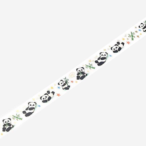 Load image into Gallery viewer, BGM Panda And Bamboo Washi Tape, BGM, Washi Tape, bgm-panda-and-bamboo-washi-tape, mar2022, Cityluxe
