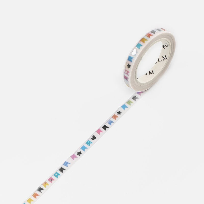 BGM Silver Garland Washi Tape, BGM, Washi Tape, bgm-silver-garland-washi-tape, mar2022, Cityluxe