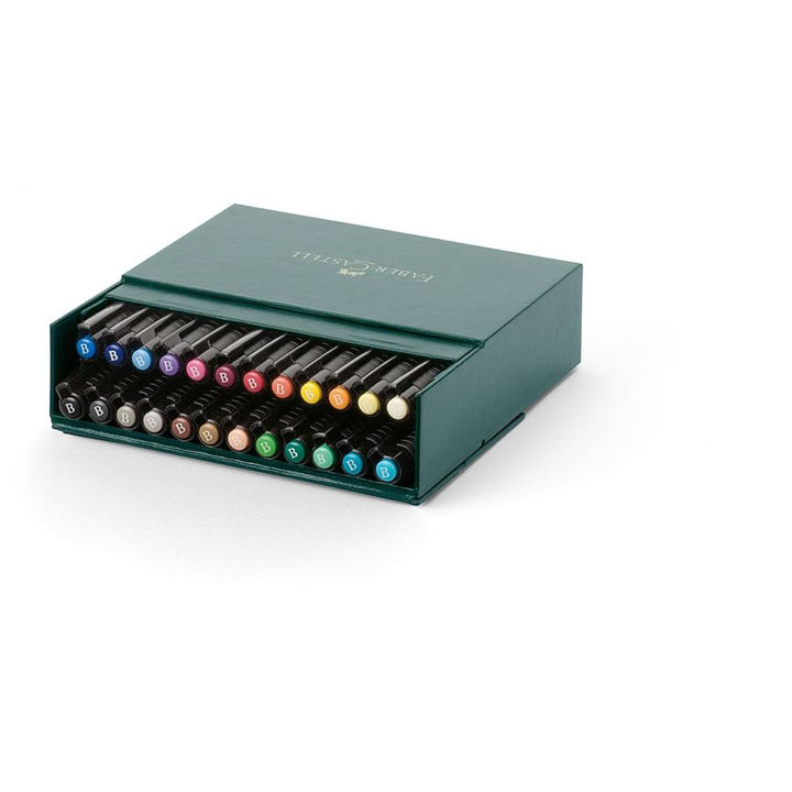 Faber-Castell PITT Artist Brush Pen Studio Box Set of 24 — detail view