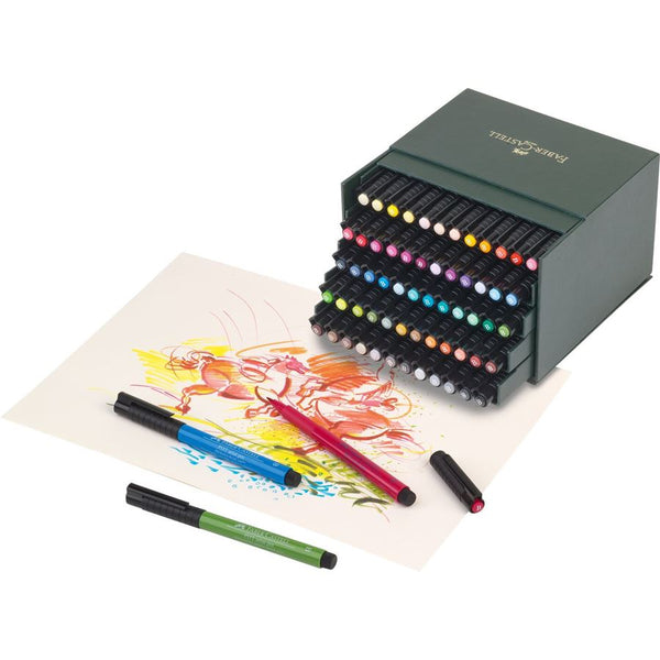 Load image into Gallery viewer, Faber-Castell PITT Artist Brush Pen Studio Box Set of 60, Faber-Castell, Brush Pen, faber-castell-pitt-artist-brush-pen-studio-box-set-of-60, , Cityluxe
