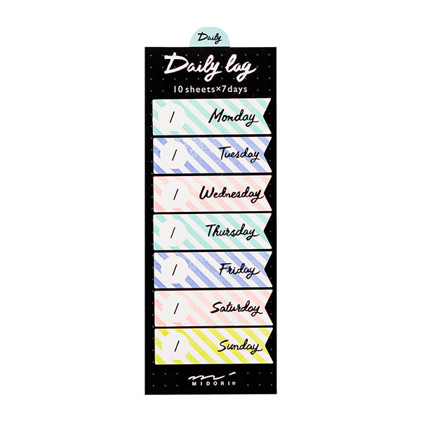 Midori Sticky Notes Journal Daily Ribbon, Midori, Sticky Note, midori-sticky-notes-journal-daily-ribbon, , Cityluxe
