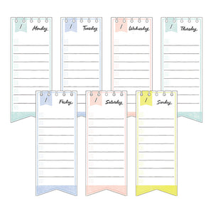 Midori Sticky Notes Journal Weekly Ribbon, Midori, Sticky Note, midori-sticky-notes-journal-weekly-ribbon, , Cityluxe