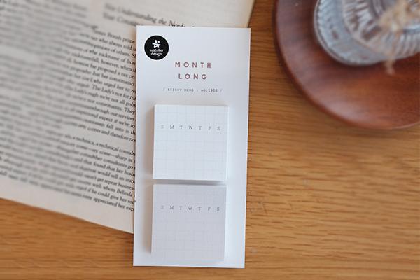 Suatelier Month Long Sticky Memo, Suatelier, Sticky Memo, suatelier-month-long-sticky-memo, , Cityluxe