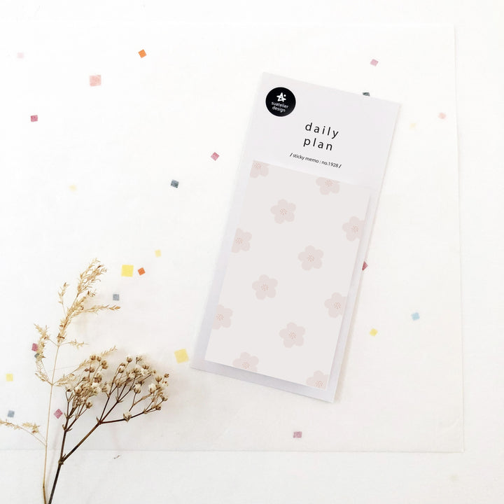 Suatelier Daily Plan Sticky Memo - .22 — front view