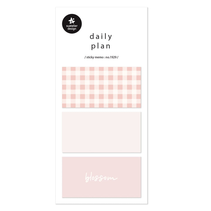 Suatelier Daily Plan Sticky Memo - .23 — side view