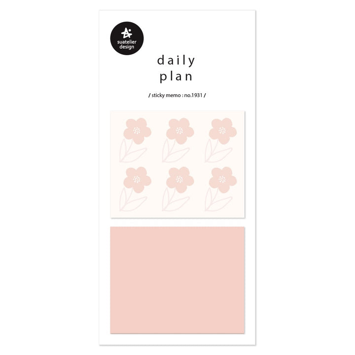 Suatelier Daily Plan Sticky Memo - .25 — side view