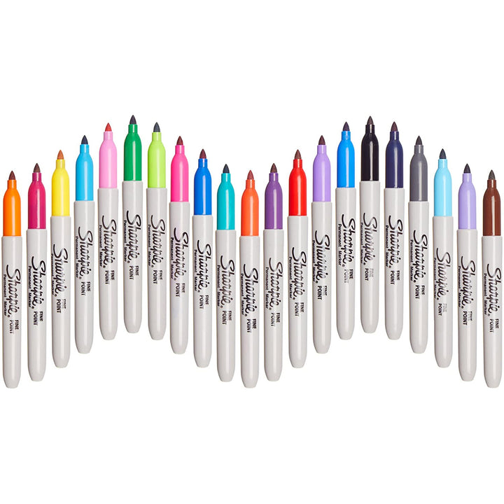 Sharpie® Fine Point Permanent Markers Assorted Limited Edition Set of 21, Sharpie, Marker, sharpie-fine-point-permanent-markers-assorted-limited-edition-set-of-21, Multicolour, Cityluxe