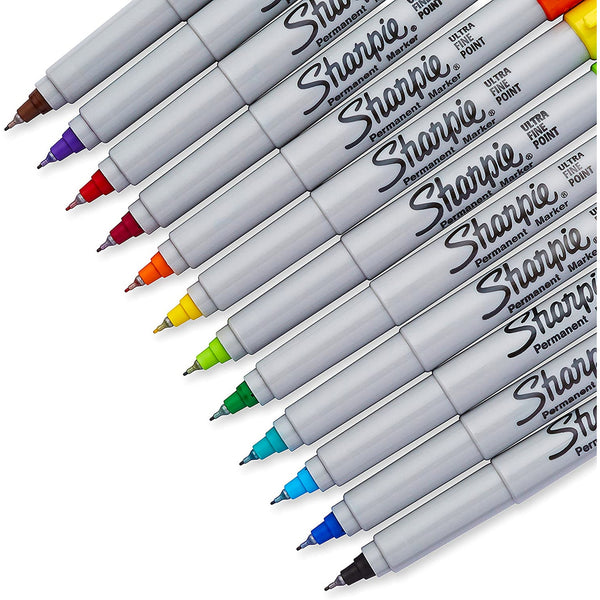 이미지를 갤러리 뷰어에 로드 , Sharpie® Ultra-Fine Marker Pack of 12 with Case, Sharpie, Marker, sharpie-ultra-fine-marker-pack-of-12-with-case, Multicolour, Cityluxe

