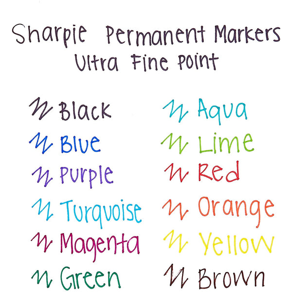 画像をギャラリービューアに読み込む, Sharpie® Ultra-Fine Marker Pack of 12 with Case, Sharpie, Marker, sharpie-ultra-fine-marker-pack-of-12-with-case, Multicolour, Cityluxe
