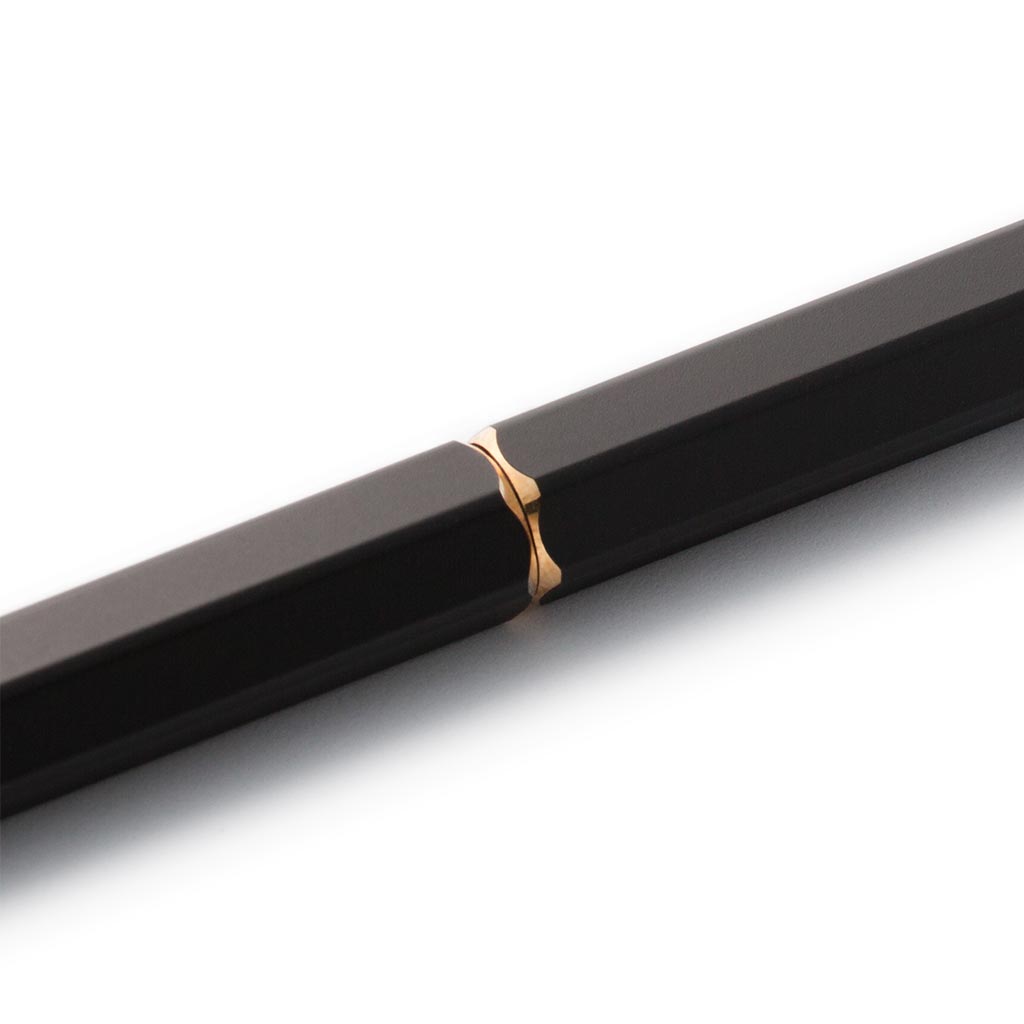 Ystudio Brassing Portable Ballpoint Pen Black — with packaging