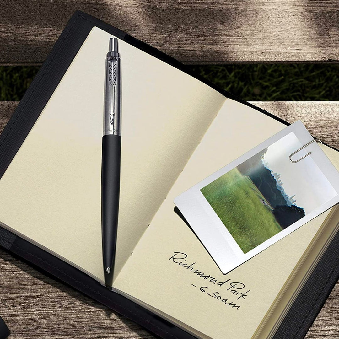 Parker Jotter XL Richmond Matte Black Ballpoint Pen, Parker, Ballpoint Pen, parker-jotter-xl-richmond-matte-black-ballpoint-pen, Black, can be engraved, Cityluxe