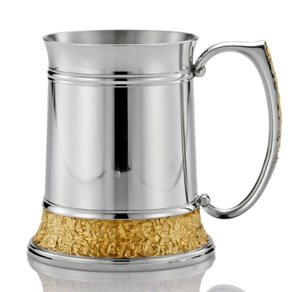 Royal Selangor Classic Expression Gold Tankard Large, Royal Selangor, Drinkware, royal-selangor-classic-expression-gold-tankard-large, , Cityluxe