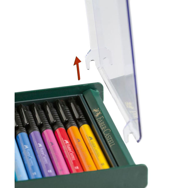 Load image into Gallery viewer, Faber-Castell PITT Artist Brush Pen Set of 12 (Intensive Colour), Faber-Castell, Brush Pen, faber-castell-pitt-artist-brush-pen-set-of-12-intensive-colour, , Cityluxe
