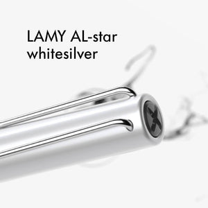 Lamy AL-Star Fountain Pen White Silver (Special Edition 2022), Lamy, Fountain Pen, lamy-al-star-fountain-pen-white-silver-special-edition-2022, can be engraved, Cityluxe