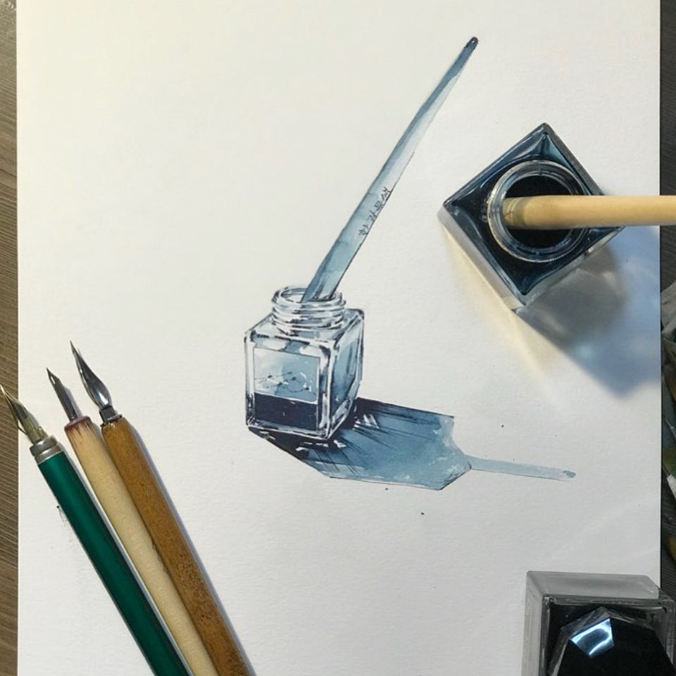 3 Oysters I.COLOR.U 38ml Ink Bottle Namsan, 3 Oysters, Ink Bottle, 3-oysters-i-color-u-38ml-ink-bottle-namsan, 3 Oysters I.COLOR.U, Green, Ink &amp; Refill, Ink bottle, Pen Lovers, Cityluxe