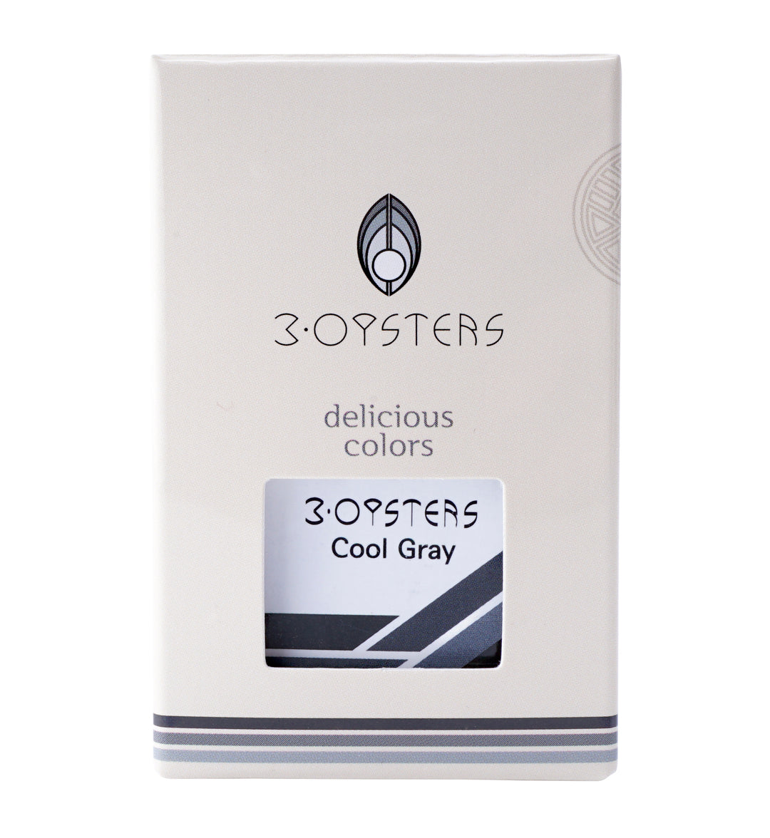 3 Oysters Delicious 38ml Ink Bottle Cool Gray, 3 Oysters, Ink Bottle, oysters-delicious-30ml-ink-bottle-cool-gray, 3 Oysters I.COLOR.U, Grey, Ink &amp; Refill, Ink bottle, Pen Lovers, Cityluxe