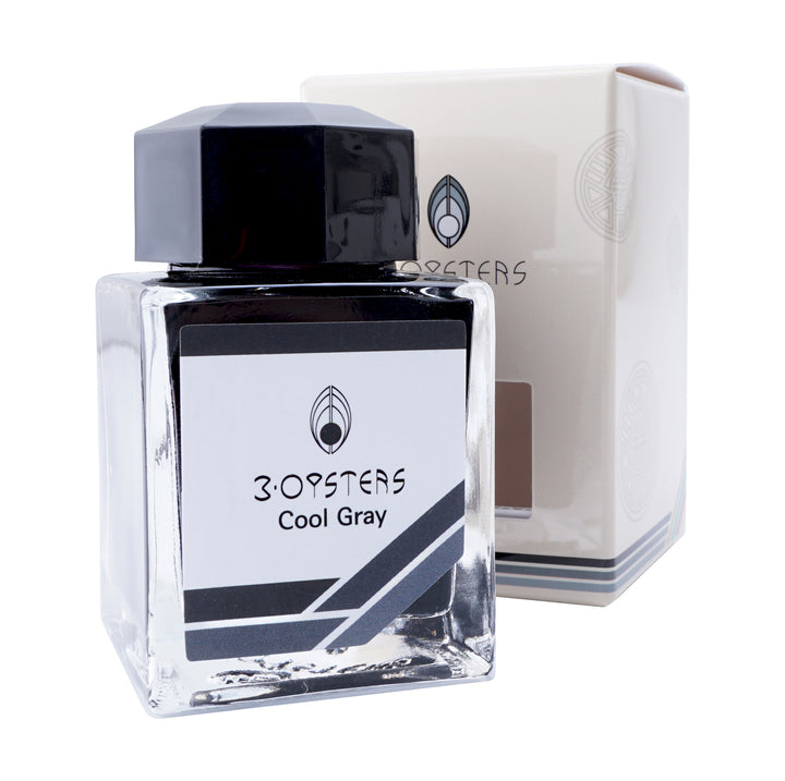 3 Oysters Delicious 38ml Ink Bottle Cool Gray, 3 Oysters, Ink Bottle, oysters-delicious-30ml-ink-bottle-cool-gray, 3 Oysters I.COLOR.U, Grey, Ink &amp; Refill, Ink bottle, Pen Lovers, Cityluxe