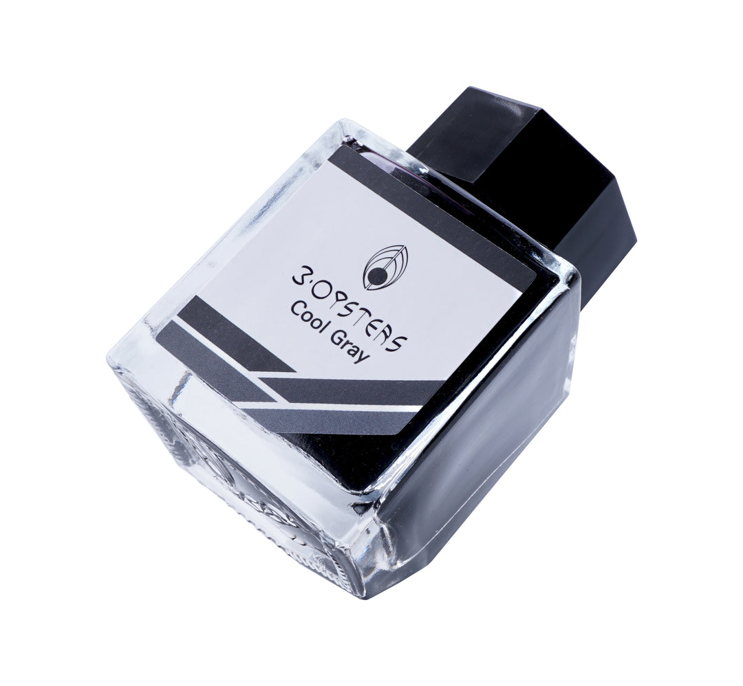 3 Oysters Delicious 38ml Ink Bottle Cool Gray, 3 Oysters, Ink Bottle, oysters-delicious-30ml-ink-bottle-cool-gray, 3 Oysters I.COLOR.U, Grey, Ink &amp; Refill, Ink bottle, Pen Lovers, Cityluxe