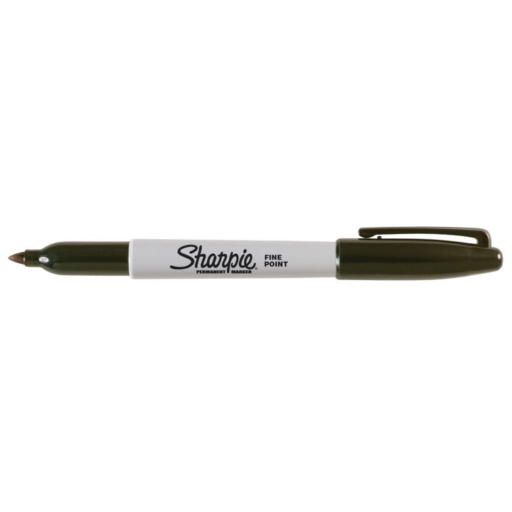 Sharpie Fine Point Permanent Markers Black Set of 2 — side view