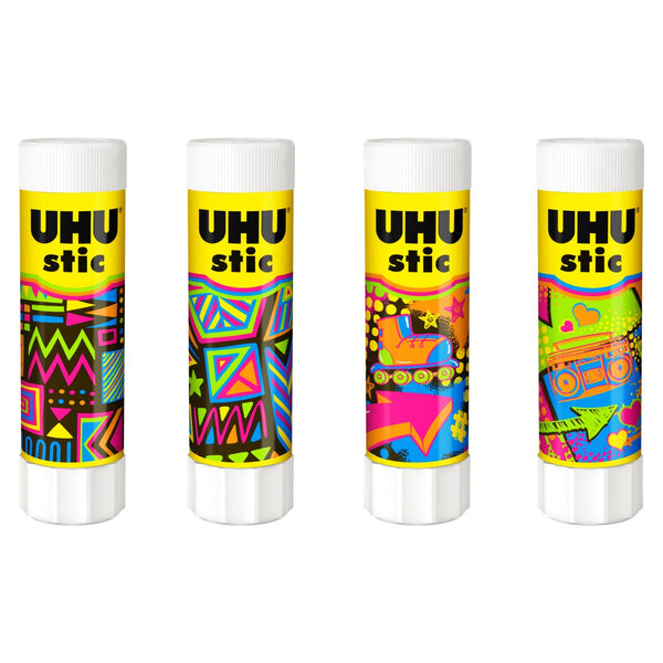 Load image into Gallery viewer, UHU Stic Neon Glue Stick (Set of 4), UHU, Glue, uhu-stic-neon-glue-stick-set-of-5, , Cityluxe
